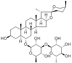 Neochlorogenin 6-O-α-L-rhamnopyranosyl-(1→3)-β-D-quinovopyranoside