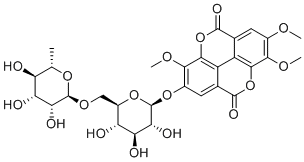 3,7,8-Tri-O-methylellagic acid 2-O-rutinoside