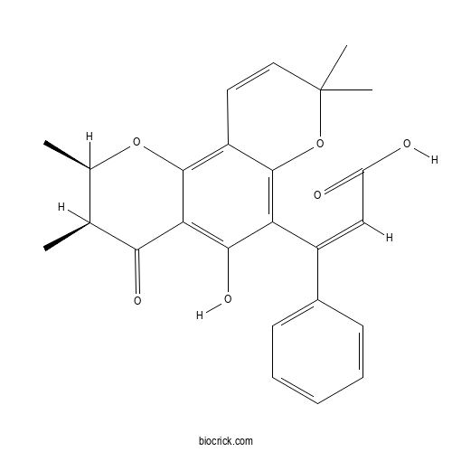 Isocalophyllic acid