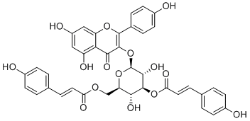 Kaempferol 3-O-(3",6"-di-O-E-p-coumaroyl)-β-D-glucopyranoside