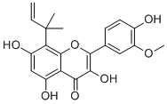 8-(1,1-Dimethyl-2-propenyl)-3'-methoxykaempferol