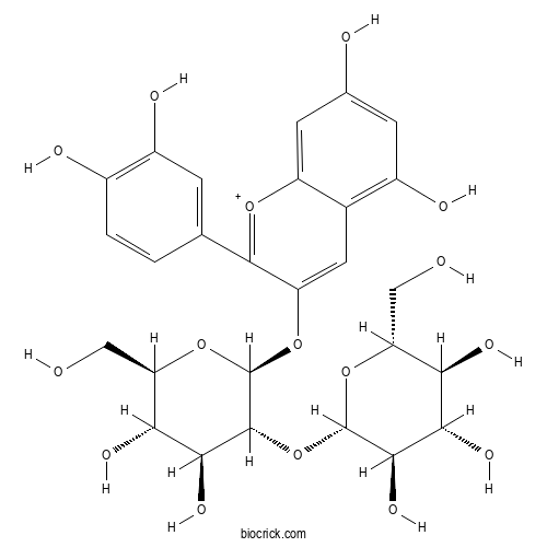 Cyanidin-3-sophoroside chloride