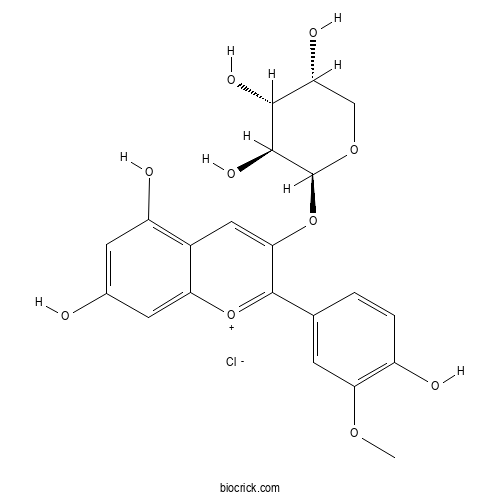 Delphinidin-3-arabinoside chloride