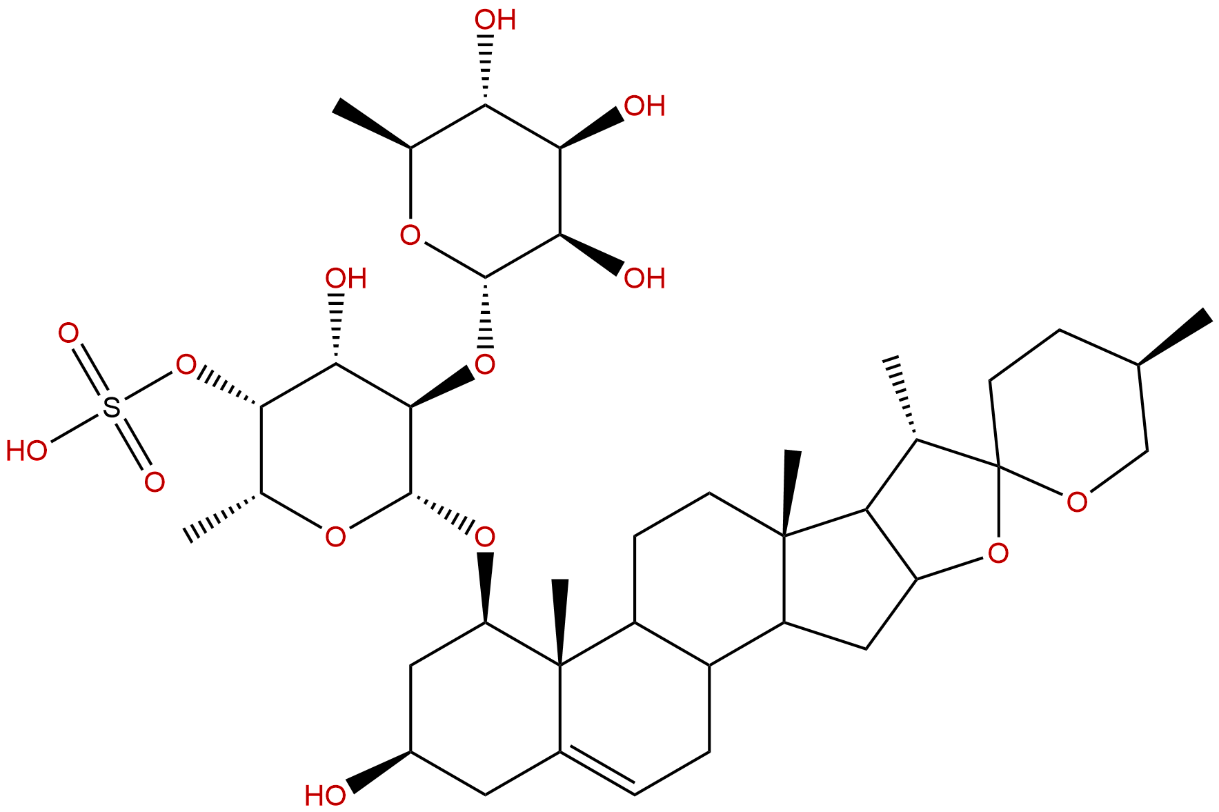 麦冬皂苷B单硫酸酯