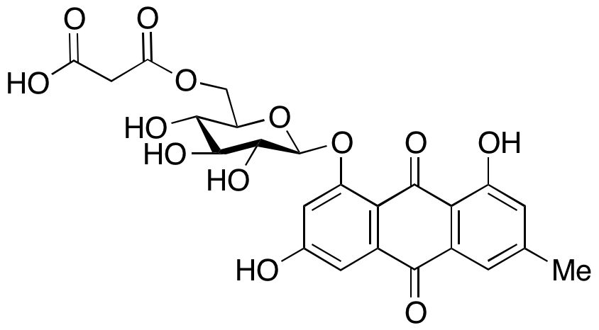 Emodin 8-O-(6′-methylmalonyl)-glucopyranoside