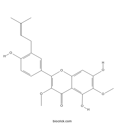 5,7,4-トリヒドロキシ-3,6-ジメトキシ-3-プレニルフラボン