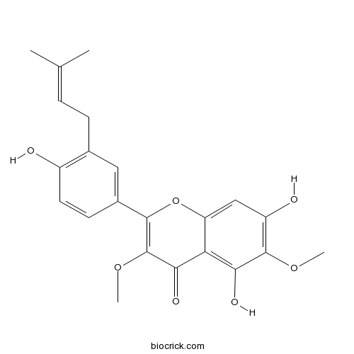 5,7,4-Trihydroxy-3,6-dimethoxy-3-prenylflavone