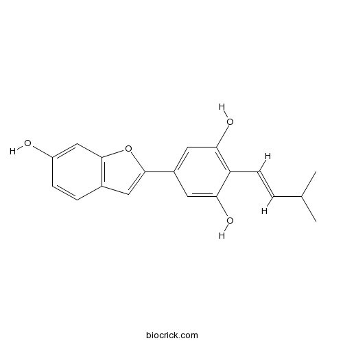 5-(6-Hydroxybenzofuran-2-yl)-2-(3-methylbut-1-enyl)benzene-1,3-diol