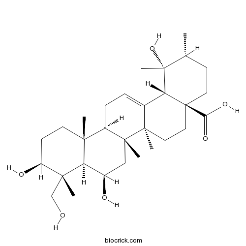 3,6,19,23-Tetrahydroxy-12-ursen-28-oic acid