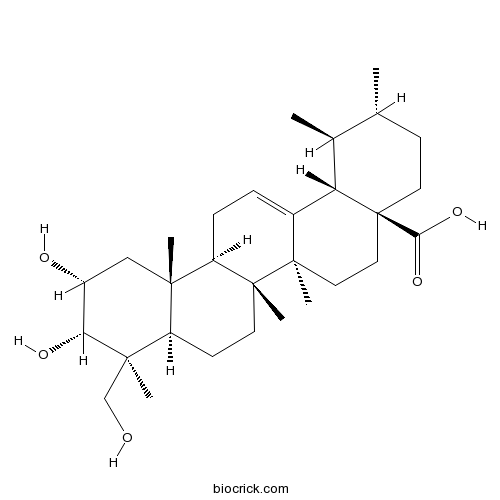 2,3,24-Trihydroxy-12-ursen-28-oic acid