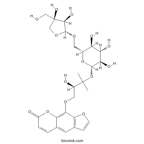 Heraclenol 3'-O-[beta-D-apiofuranosyl-(1-6)-beta-D-glucopyranoside]