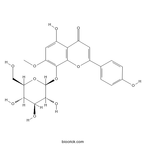 5,8,4'-Trihydroxy-7-methoxyflavone 8-O-glucoside