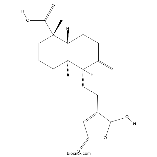 16-Hydroxy-8(17),13-labdadien-15,16-olid-19-oic acid