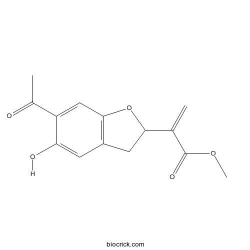 Methyl 2-(6-acetyl-5-hydroxy-2,3-dihydrobenzofuran-2-yl)propenoate