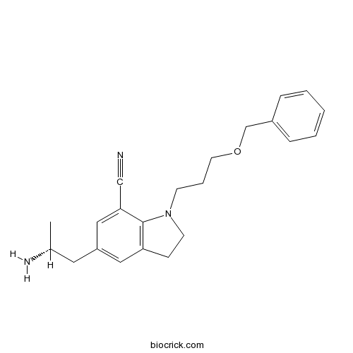5-[(2R)-2-氨基丙基]-2,3-二氢-1-[3-(苄氧基)丙基]-1H-吲哚-7-腈