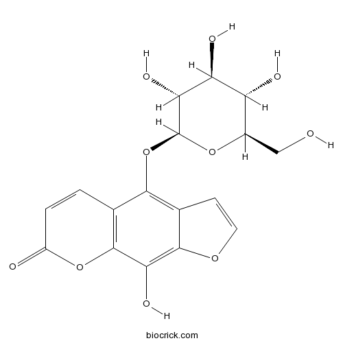 8-Hydroxy-5-O-beta-D-glucopyranosylpsoralen