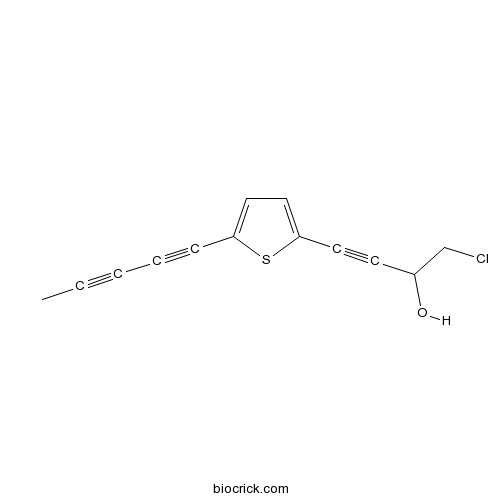 2(-4-Chloro-3-hydroxy-1-butynyl)-5-1,(3-pentadiynyl)thiophene