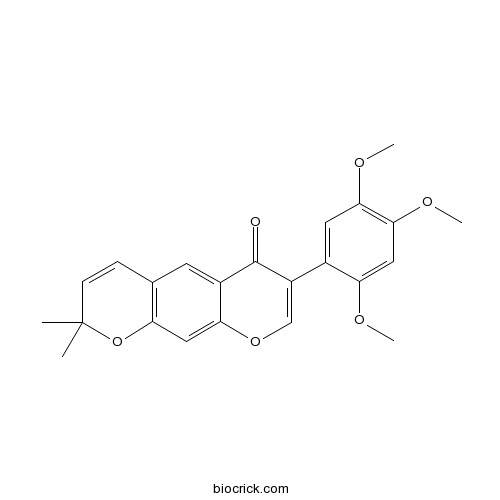 2',4',5'-Trimethoxy-2'',2''-dimethylpyrano[5'',6'':6,7]isoflavone