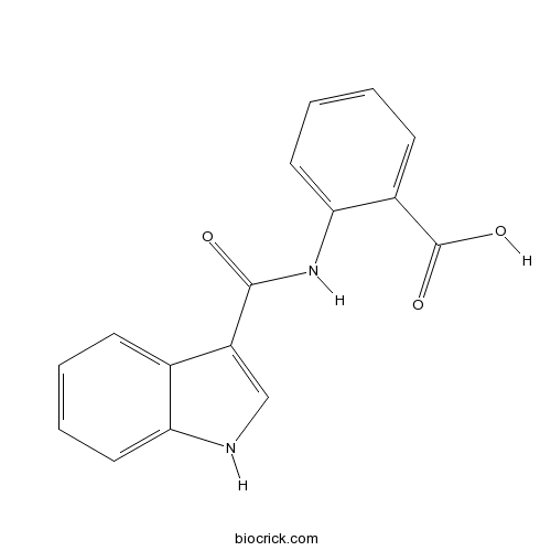 2-(1H-Indole-3-carboxamido)benzoic acid