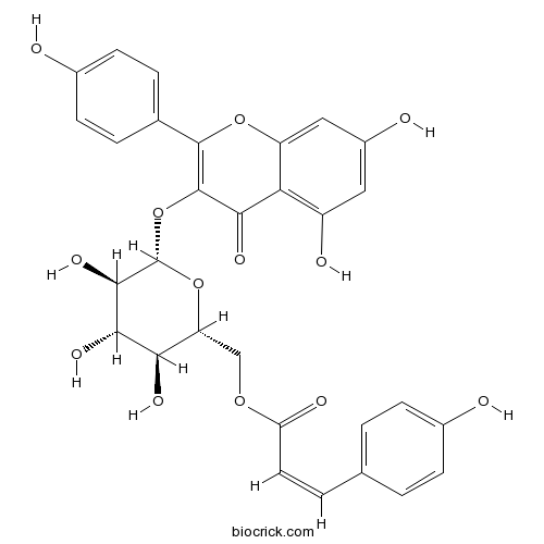 山奈酚-3-O-(6''-O-顺-香豆酰基)葡萄糖苷