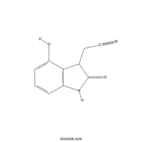2-(4-Hydroxy-2-oxoindolin-3-yl)acetonitrile
