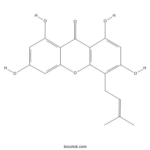 1,3,6,8-tetrahydroxy-4-(3-methyl-2-buten-1-yl)-9H-Xanthen-9-one