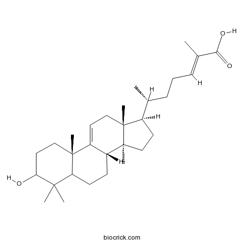 3-Hydroxylanost-9(11)-24-dien-26-oic acid