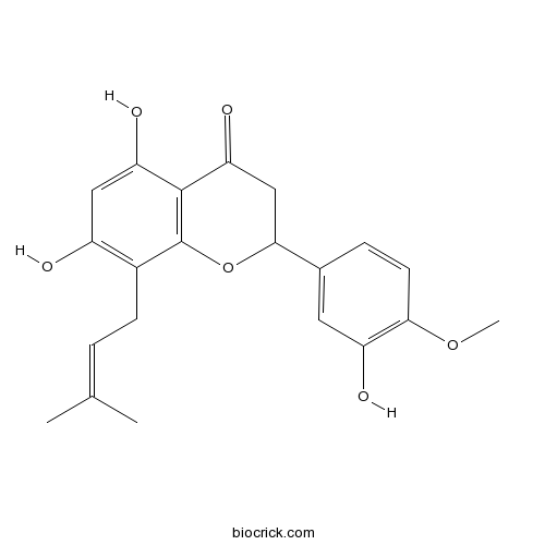 5,7,3'-Trihydroxy-4'-methoxy-8-prenylflavanone