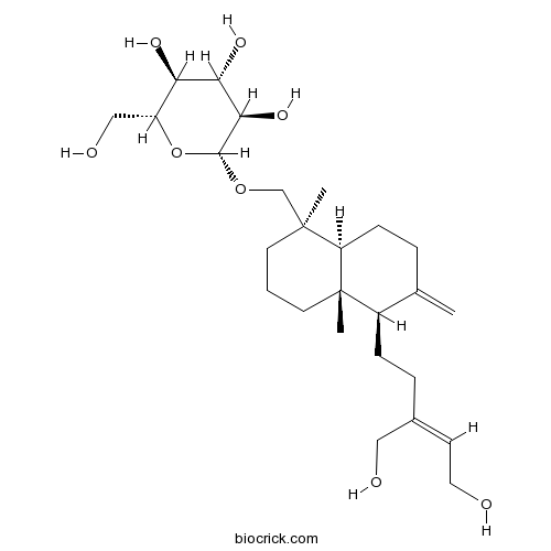 ent-Labda-8(17),13Z-diene-15,16,19-triol 19-O-glucoside