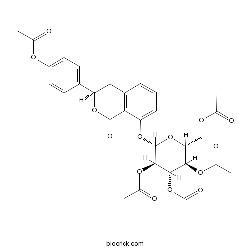 (3R)-绣球酚8-O-葡萄糖甙五乙酸酯