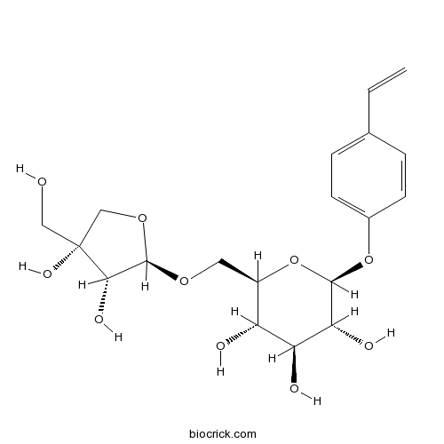 BETA-D-对乙烯基苯基 6-O-芹糖-BETA-D-呋喃糖基-BETA-D-吡喃葡萄糖苷