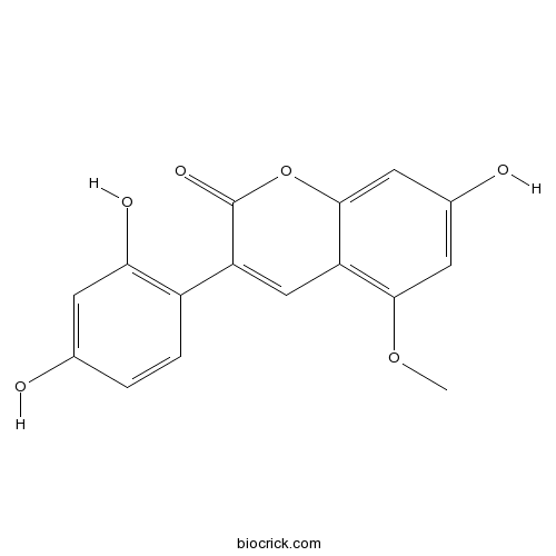 3-(2,4-二羟基苯基)-7-羟基-5-甲氧基-2H-1-苯并吡喃-2-酮