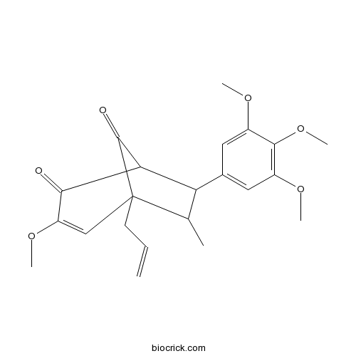 5-Allyl-3-methoxy-6-methyl-7-(3,4,5-trimethoxyphenyl)bicyclo[3.2.1]oct-3-ene-2,8-dione