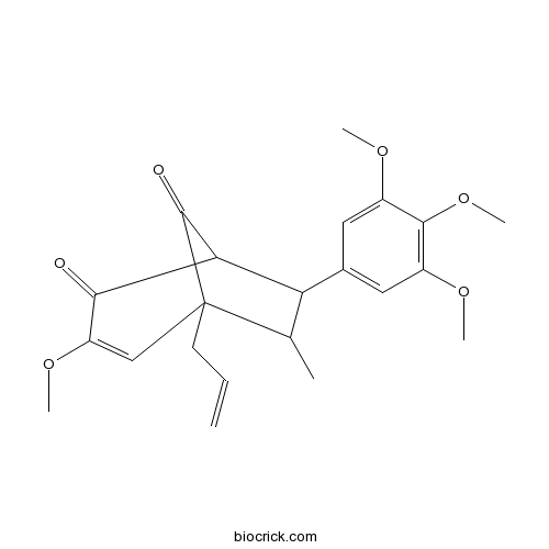 5-アリル-3-メトキシ-6-メチル-7-(3,4,5-トリメトキシフェニル)ビシクロ[3.2.1]oct-3-エン-2,8-ジオン