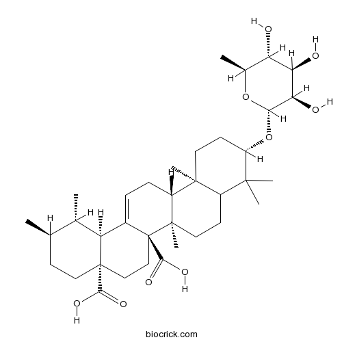 Quinovic acid 3-O-alpha-L-rhamnopyranoside