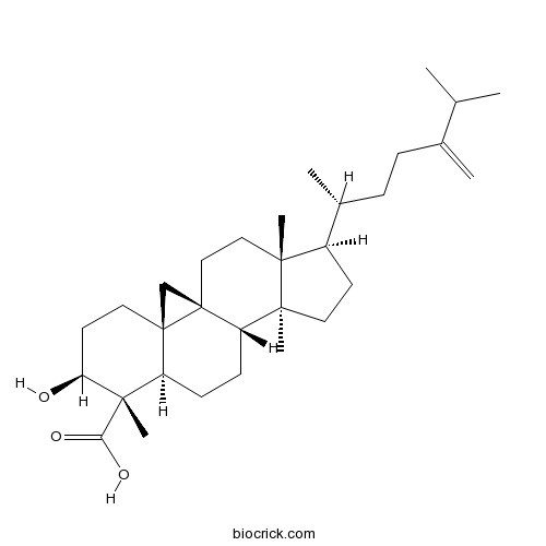 (3beta,4alpha)-3-羟基-24-亚甲基-9,19-环羊毛甾烷-28-酸