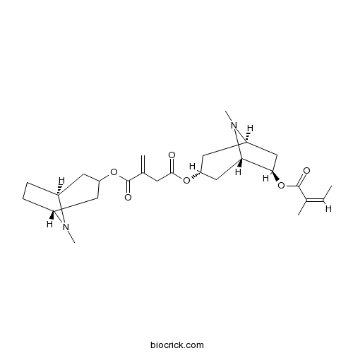 6-Angeloyloxyditropan-3-yl itaconate