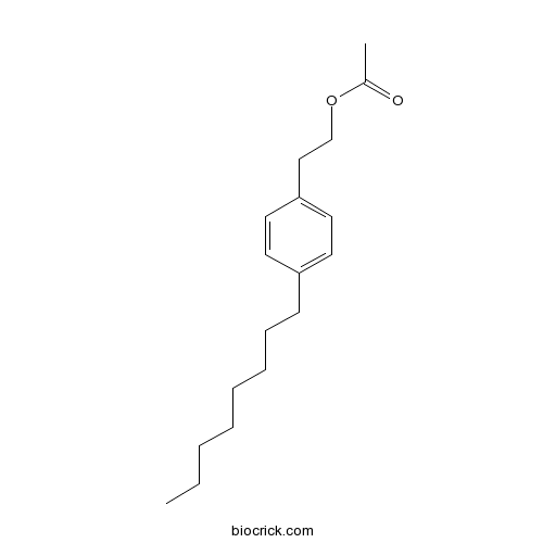 ベンゼンエタノール, 4-オクチル-, 1-アセタート