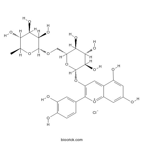シアジニン3-ルチノシドクロリド