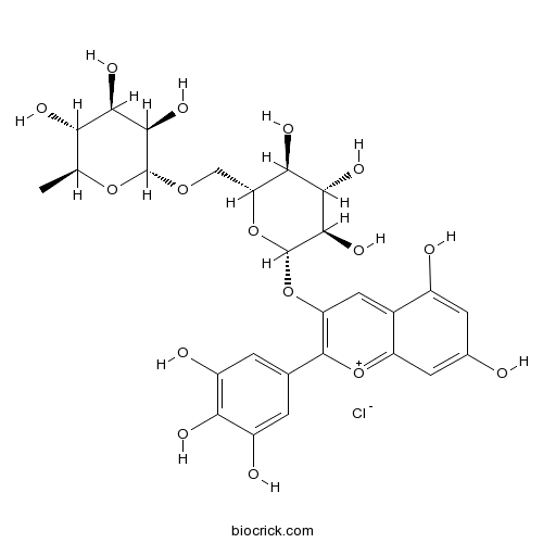 デルフィニジン3-ルチノシドクロリド