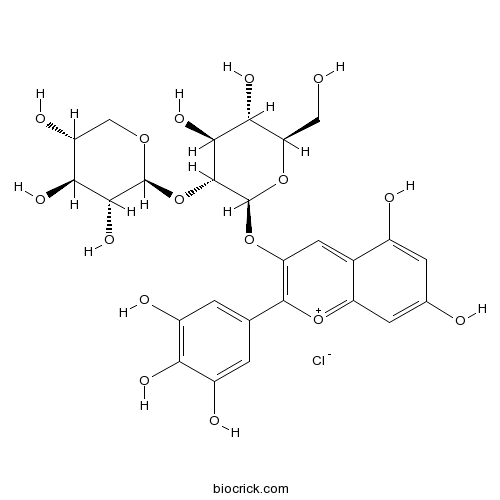 氯化飞燕草素-3-O-桑布双糖苷