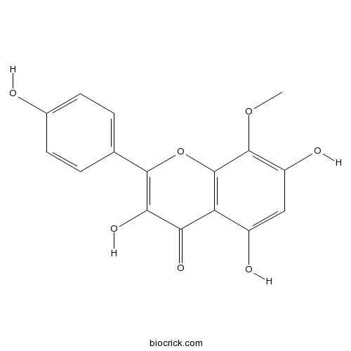 8-甲氧基山奈酚; 8-甲氧基莰非醇