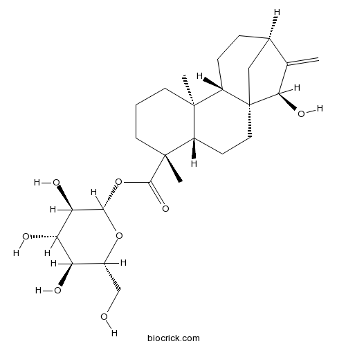 (4Alpha,15beta)-15-羟基贝壳杉-16-烯-18-酸 beta-D-吡喃葡萄糖酯