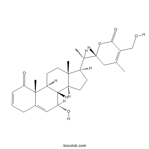 (7Alpha,22R)-7,22,27-三羟基-1-氧代麦角甾烷-2,5,24-三烯-26-酸内酯