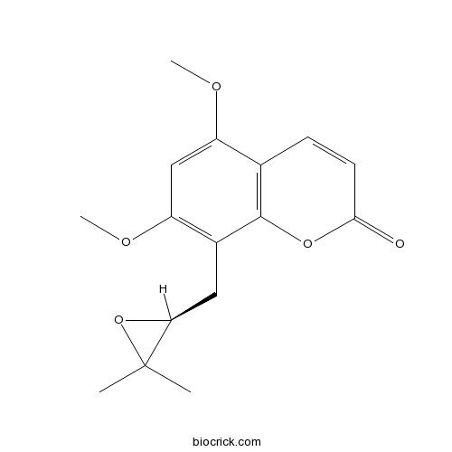 (S)-8-[(3,3-二甲基环氧乙烷基)甲基]-5,7-二甲氧基-2H-1-苯并吡喃-2-酮