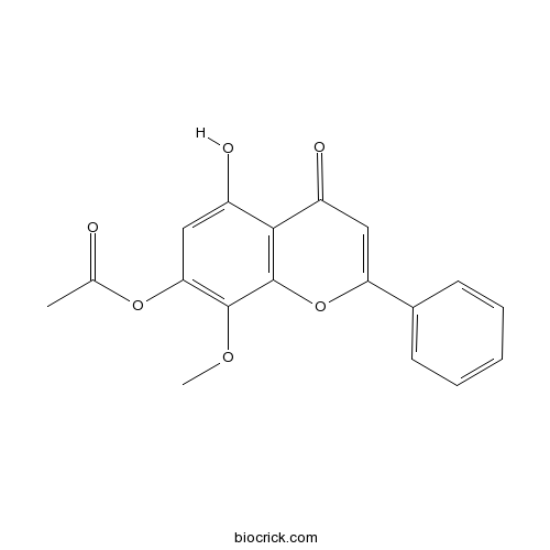 5-Hydroxy-7-acetoxy-8-methoxyflavone