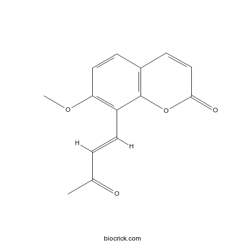 7-甲氧基-8-[(1E)-3-氧代-1-丁烯基]-2H-1-苯并吡喃-2-酮