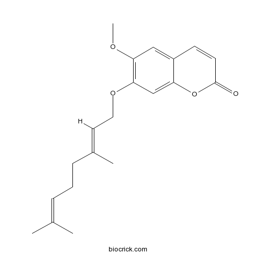 7-Geranyloxy-6-methoxycoumarin