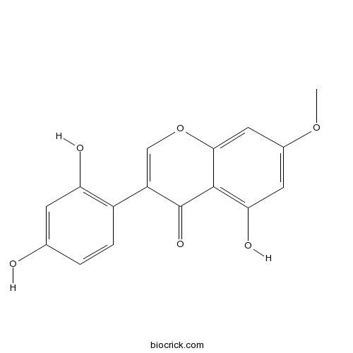 木豆异黄酮； 2',4',5-三羟基-7-甲氧基异黄酮