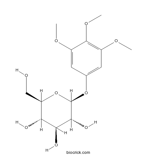 3,4,5-三甲氧基苯基 beta-D-吡喃葡萄糖苷